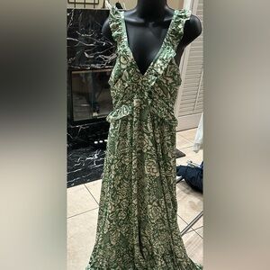 Heartloom - Floral Green Dress
